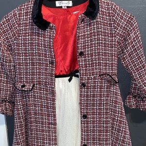 Size 5T little girl coats